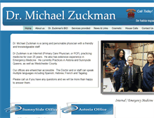 Tablet Screenshot of drmichaelzuckman.com